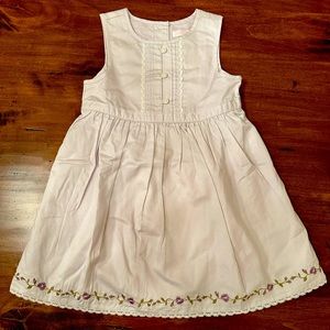 Lilac embroidered dress